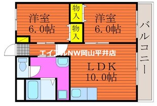 コーポ平福の物件間取画像